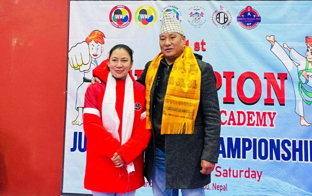 नेपाली कराँते टोली जर्मनी प्रस्थान