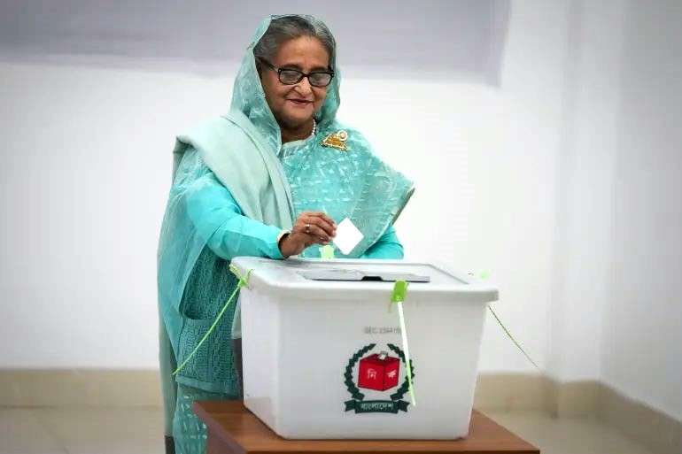 बंगलादेशमा आम निर्वाचनको मतदान