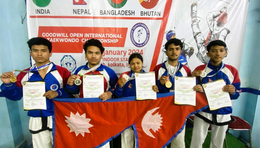 तेक्वान्दो प्रतियोगिताका लागि भारतमा निशान्त र शान्तकुमारलाई स्वर्ण